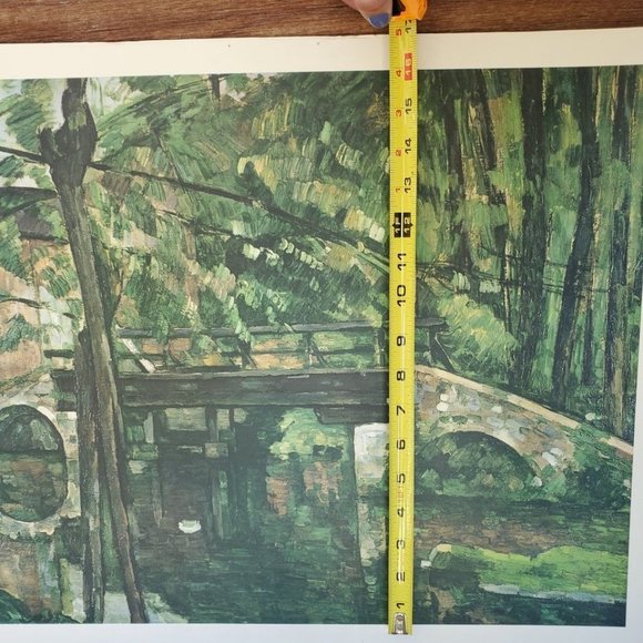 "Le Pont de Maincy (The Bridge of Maincy)" 1879 by Paul Cézanne Lithograph Print - Picture 7 of 11